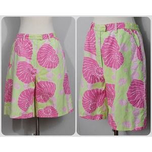 Lilly Pulitzer Nautilus Shell Bermuda Shorts